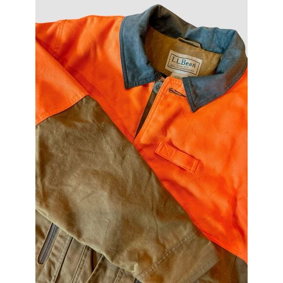 L.L. Bean Upland Hunter Field Coat Waxed Cotton - Picture 8 of 13